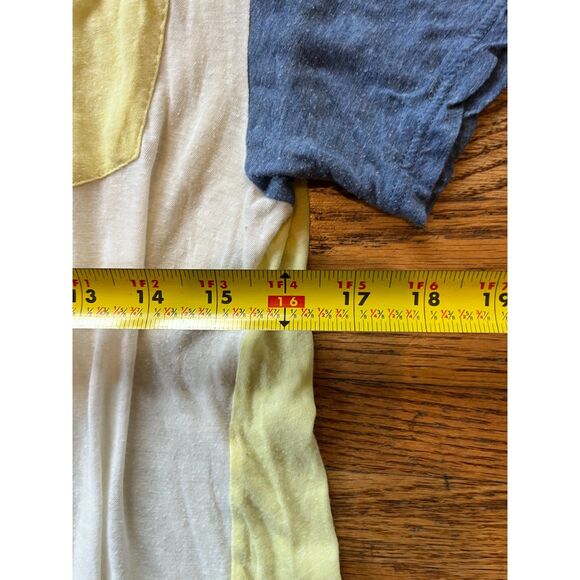 OPENING CEREMONY Yellow Red Blue Lightweight T Shirt Tee Top Women's Size Medium - Picture 8 of 8